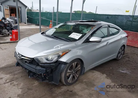 2015 Hyundai Elantra Sport z USA, uszkodzony, nr VIN KMHDH4AH4FU282713